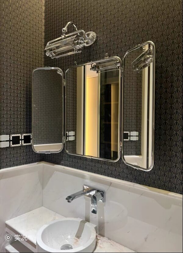 Tri-Fold Bass Mirror