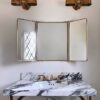 Tri-Fold Bass Mirror