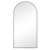 Arch Aluminium Full Length Mirror 180x80cm (Black)