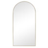 Arch Aluminium Full Length Mirror 180x80cm (Rose Gold)