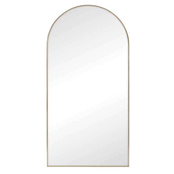 Arch Aluminium Full Length Mirror 180x80cm (Rose Gold)