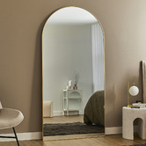 Arch Aluminium Full Length Mirror 180x80cm (Rose Gold)
