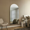 Arch Aluminium Full Length Mirror 180x80cm (Rose Gold)