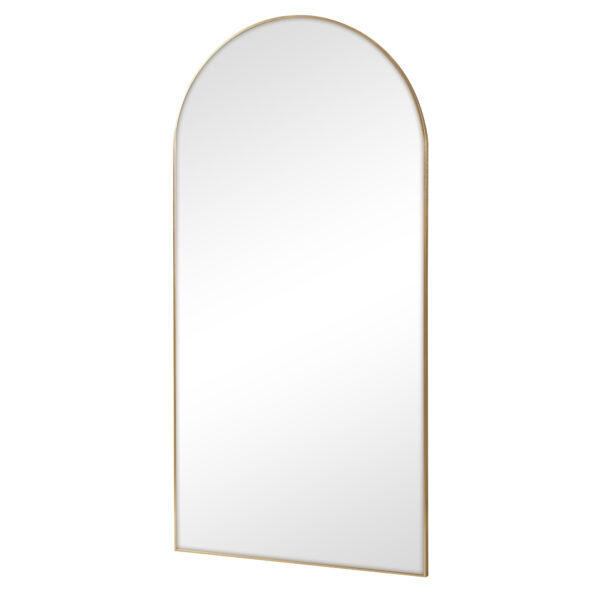 Arch Aluminium Full Length Mirror 180x80cm (Rose Gold)